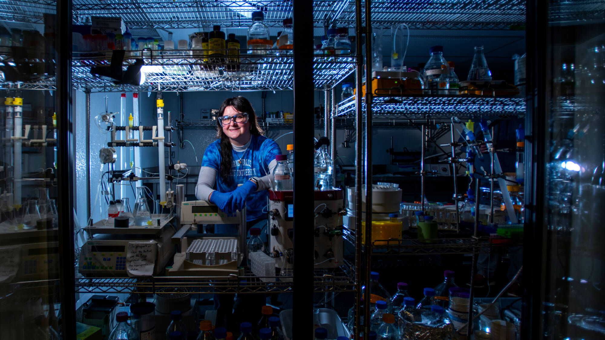 Mary Fergus is exploring cross-class inhibition of key antibiotic resistance targets in the multidrug resistant pathogen acinetobacter baumannii.